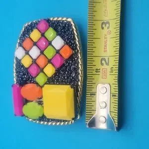 OMG ❤️ Unique Groovy Vintage Belt Buckle 70s “Porp” Om Belt Buckle | ChinaCatClothing main image 4
